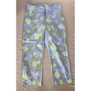 Lilly Pulitzer Lightweight Stretch Cotton Chino Pants Women's Size 4 EUC!